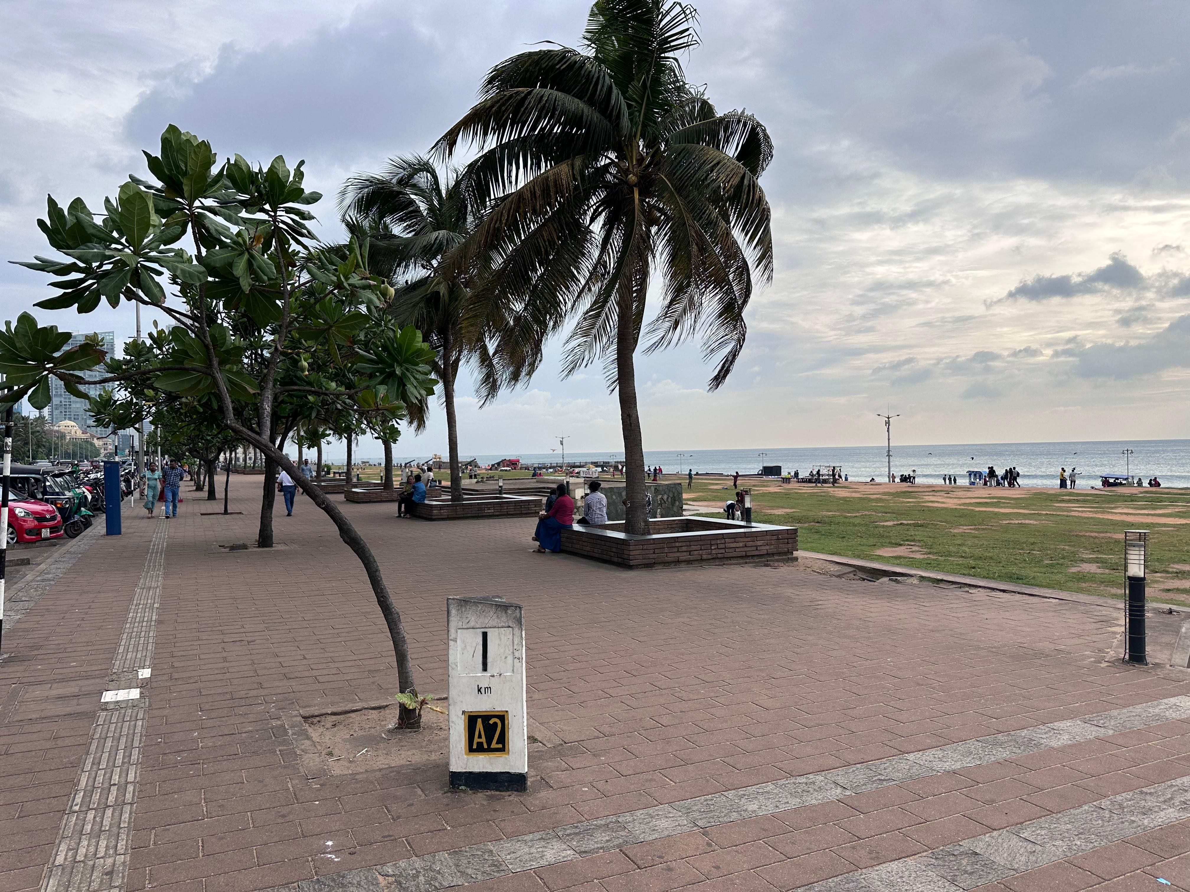 Набережная Galle Face Green, Коломбо. Фото 5